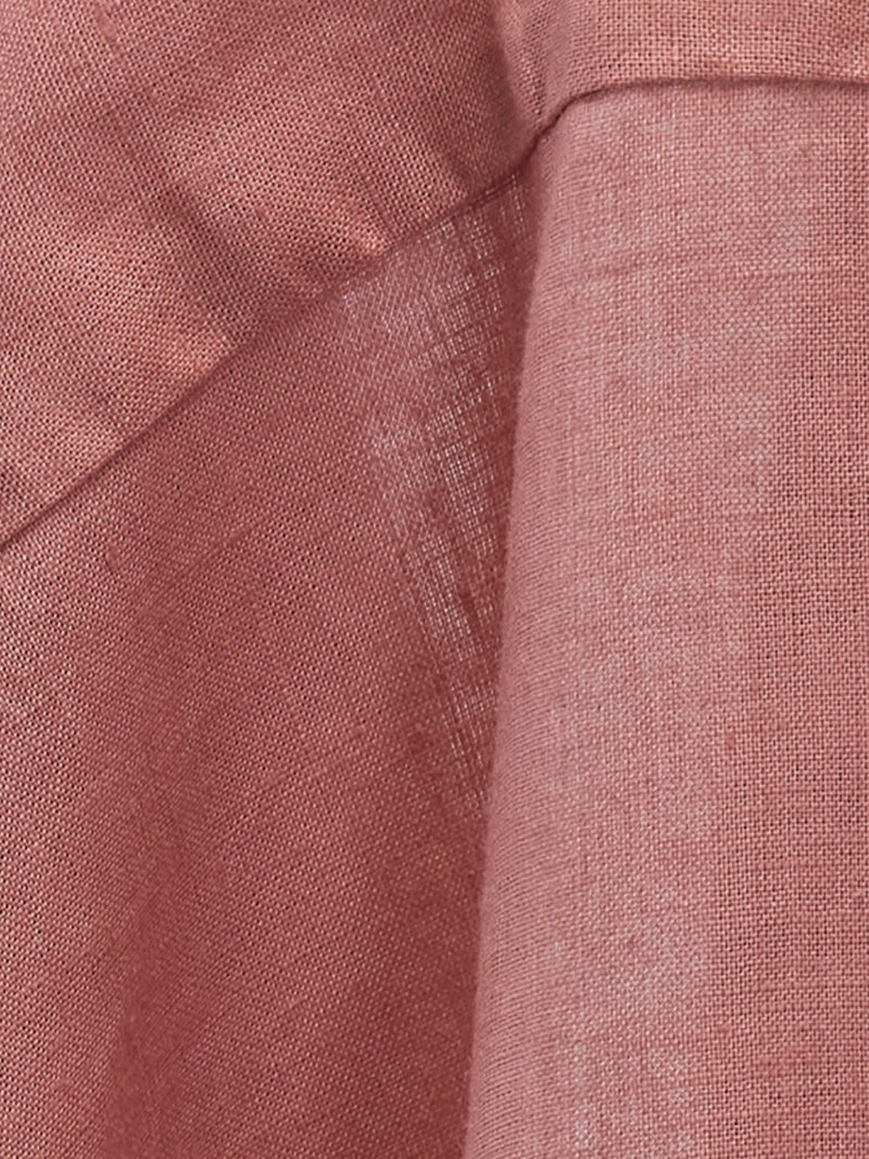Coral Peach 100% Pure Linen Classic
