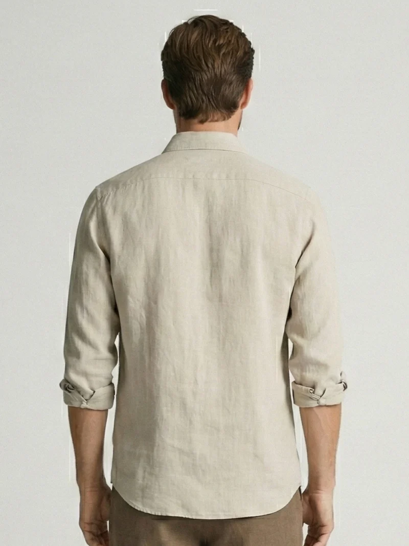 Beige 100% Pure Linen Classic