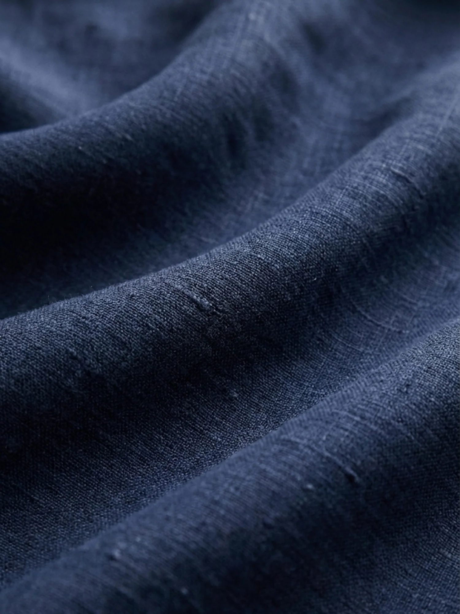 Midnight Navy 100% Pure Linen Classic