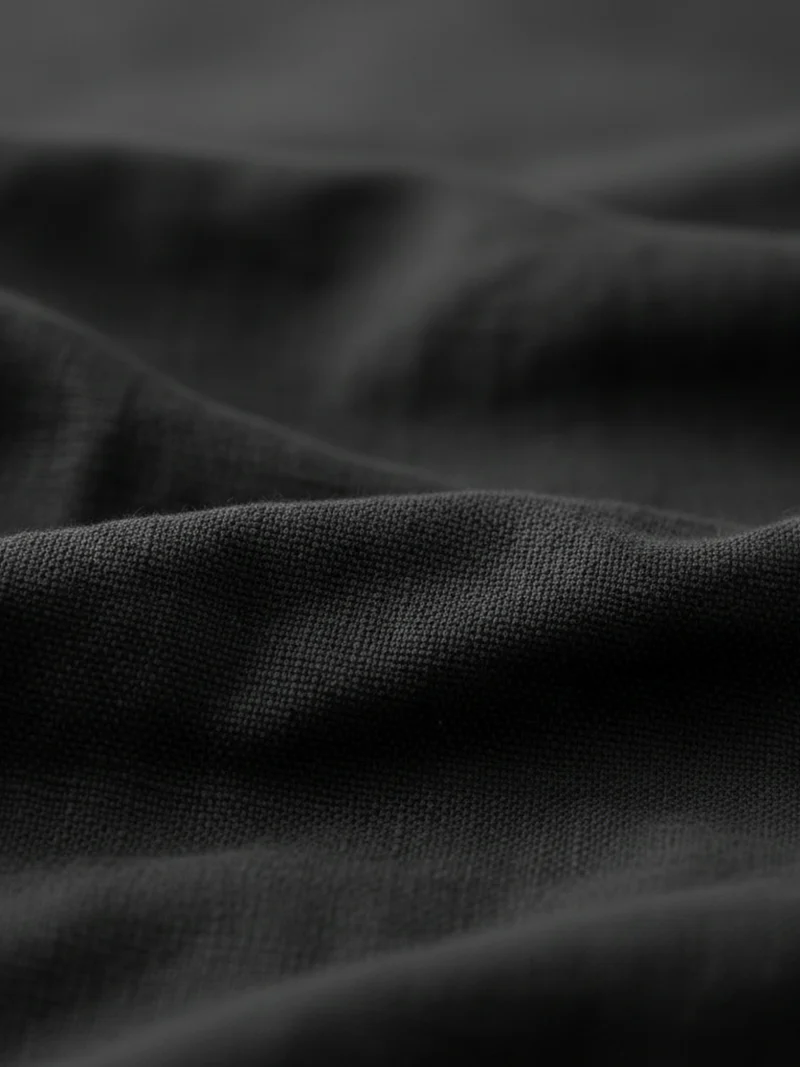 Black 100% Pure Linen Classic
