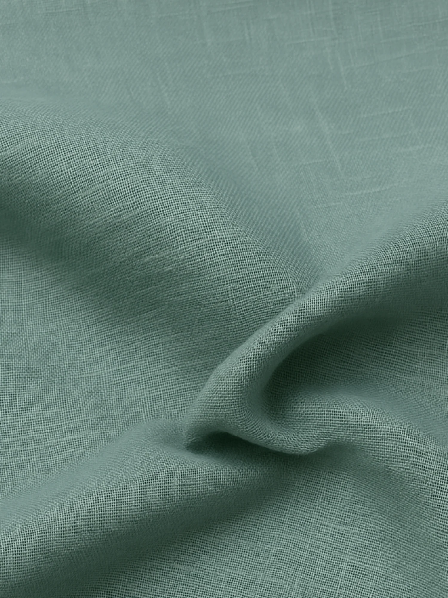 Sage Green 100% Pure Linen Fabric